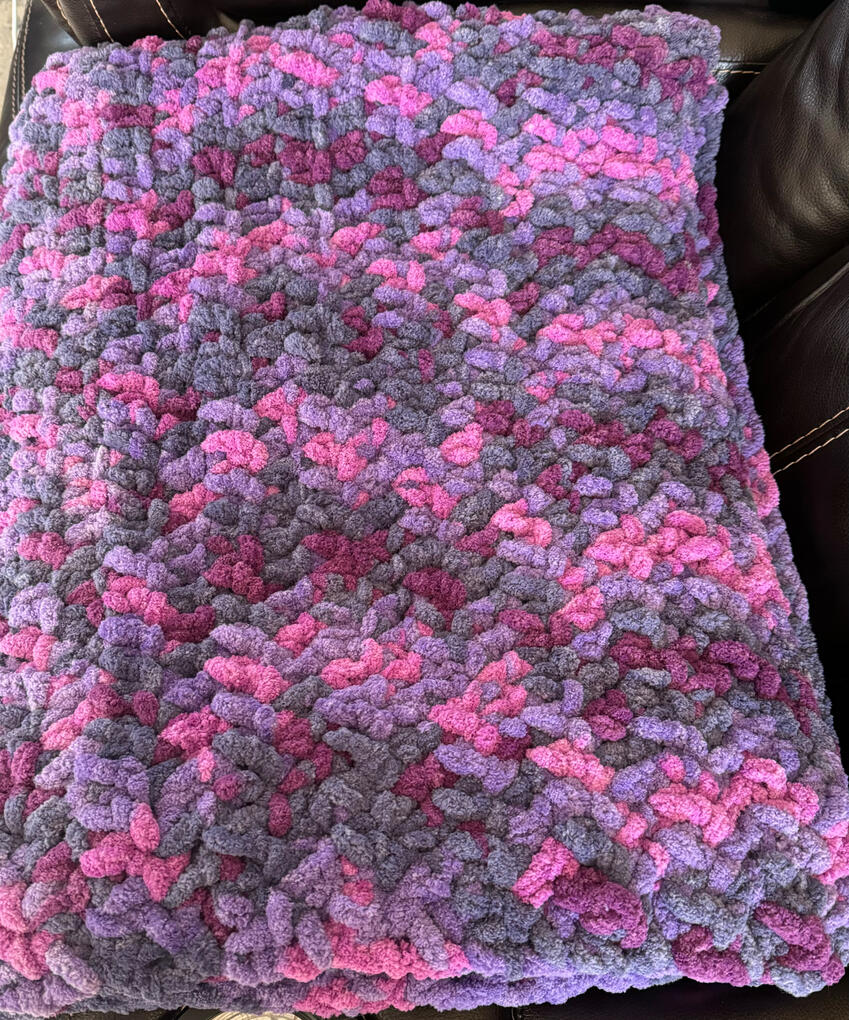 Blanket - Purples and Pinks