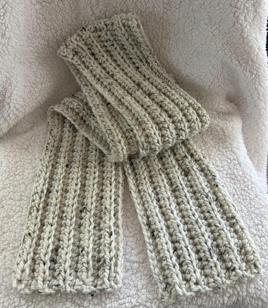 Tweed Scarf - Brown Tweed