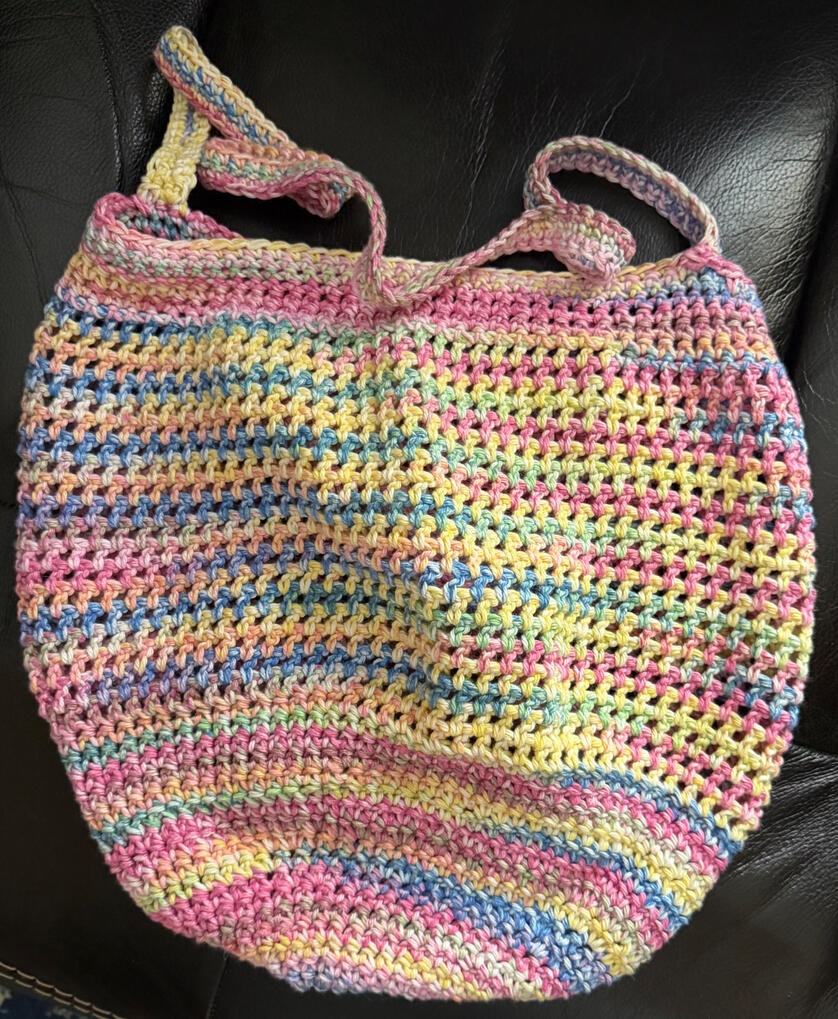 Crochet bottom bag - Multi